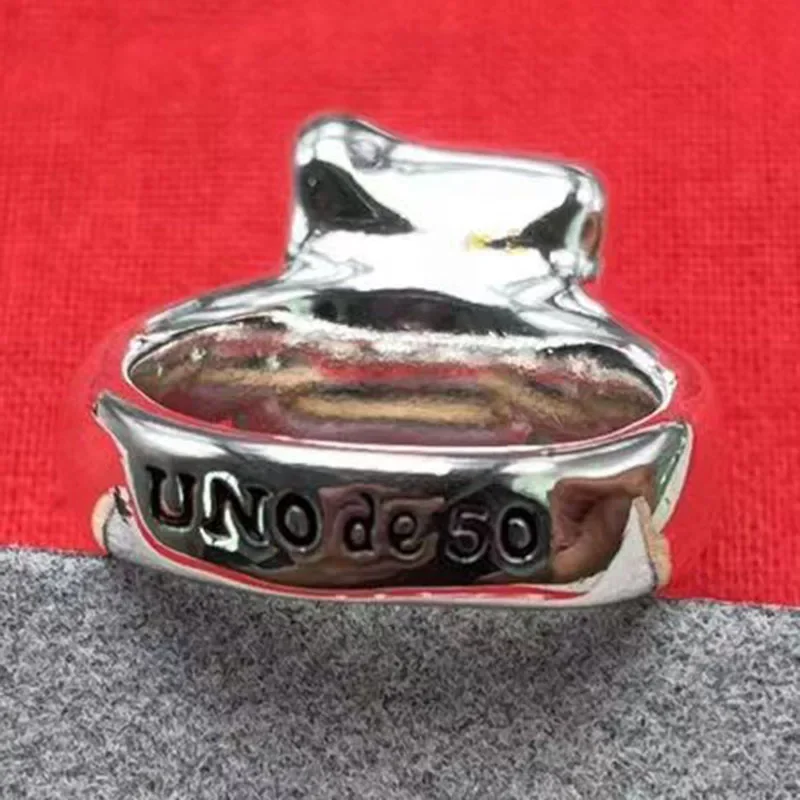 Anillo de Gema creativo de alta calidad para mujer, bolsa de regalo de joyería romántica, nuevo producto europeo y americano, gran oferta, 2023UNODE50