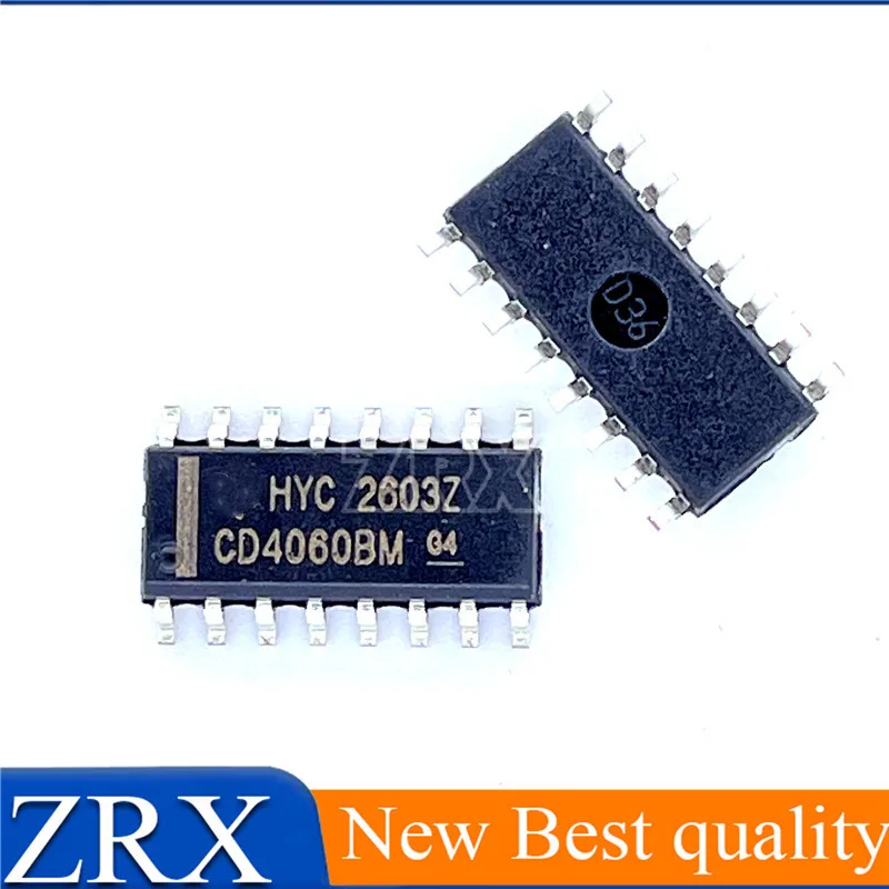 5ชิ้น/ล็อตใหม่ CD4060BM วงจรรวม IC คุณภาพดีในสต็อก