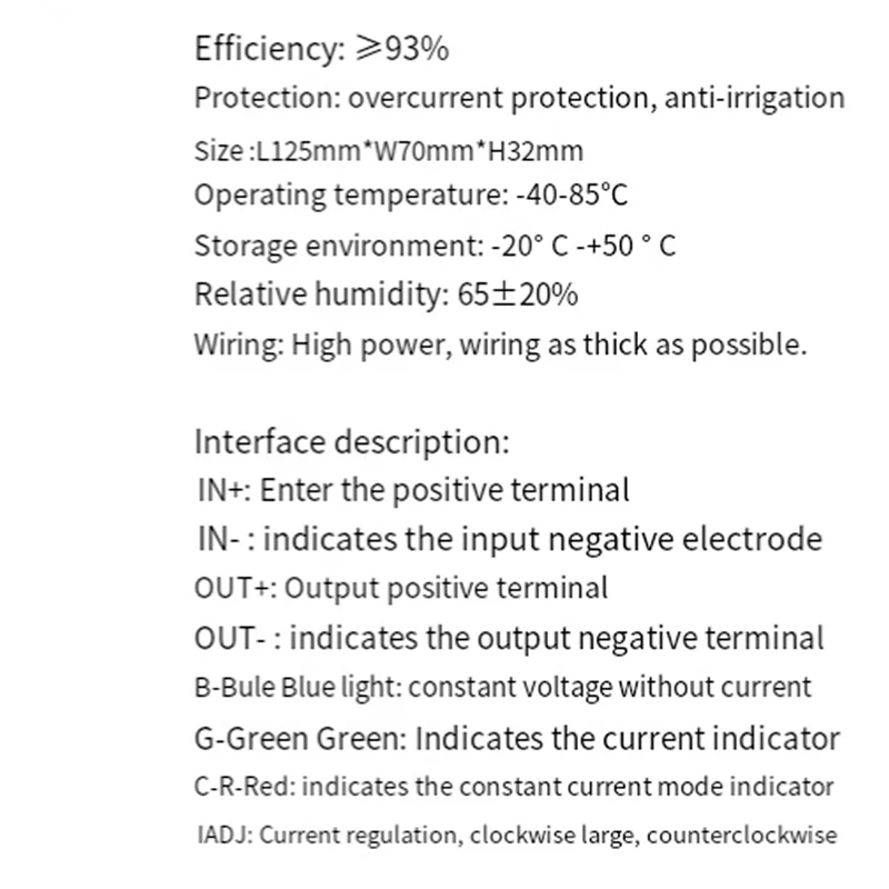 ABGN DC12-80V 20A понижающий модуль питания, постоянное напряжение, напряжение, ток, дисплей, 600 Вт, понижающий преобразователь, простой в использовании модуль
