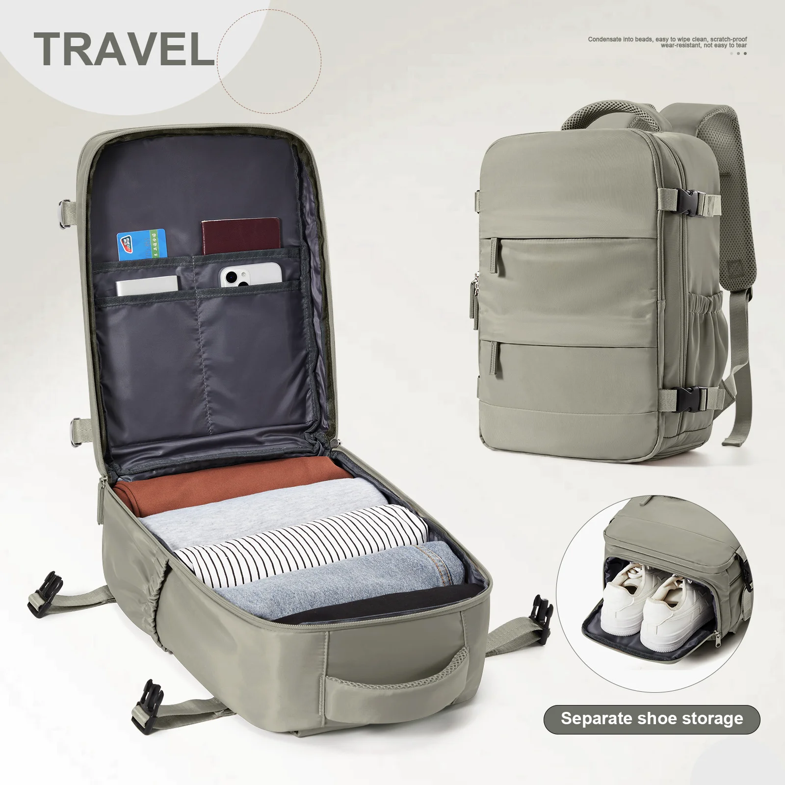 Ryanair Rugzak 40x30x20 Cabine Tas Reisrugzak voor Mannen Vrouwen Handbagage Vrije tijd Laptop Rugzak mochila para viaje cabina