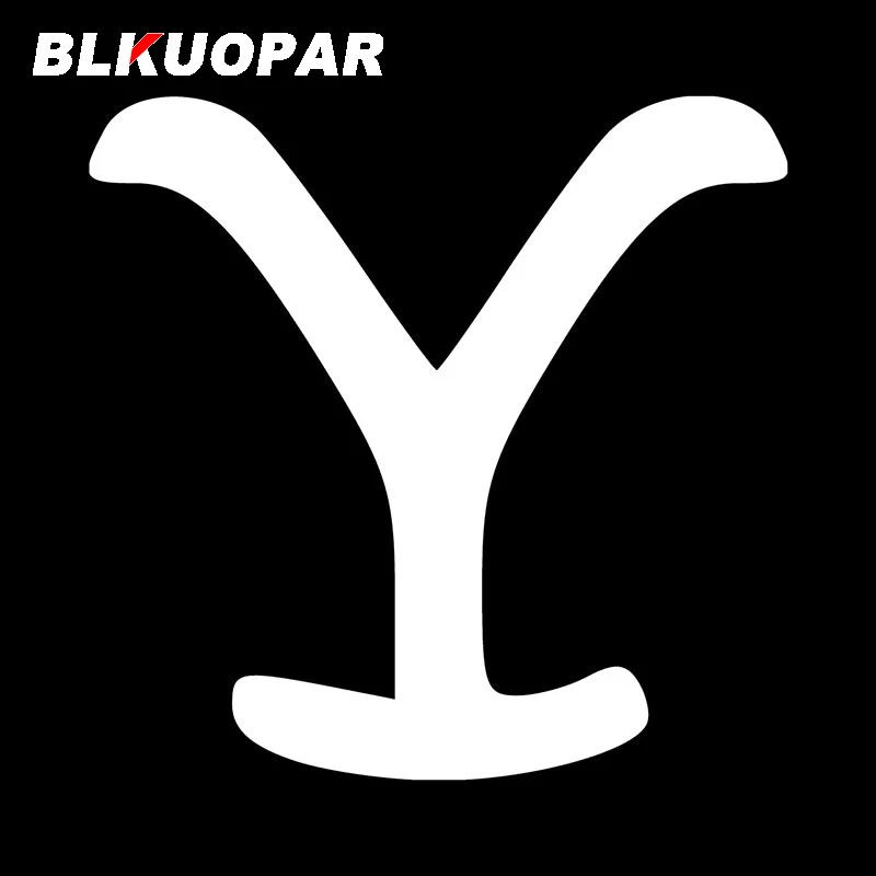 BLKUOPAR Yellowstone Car Sticker Personality Waterproof Sunscreen Decoration Sunscreen Funny Original Vinyl Car Door Protector