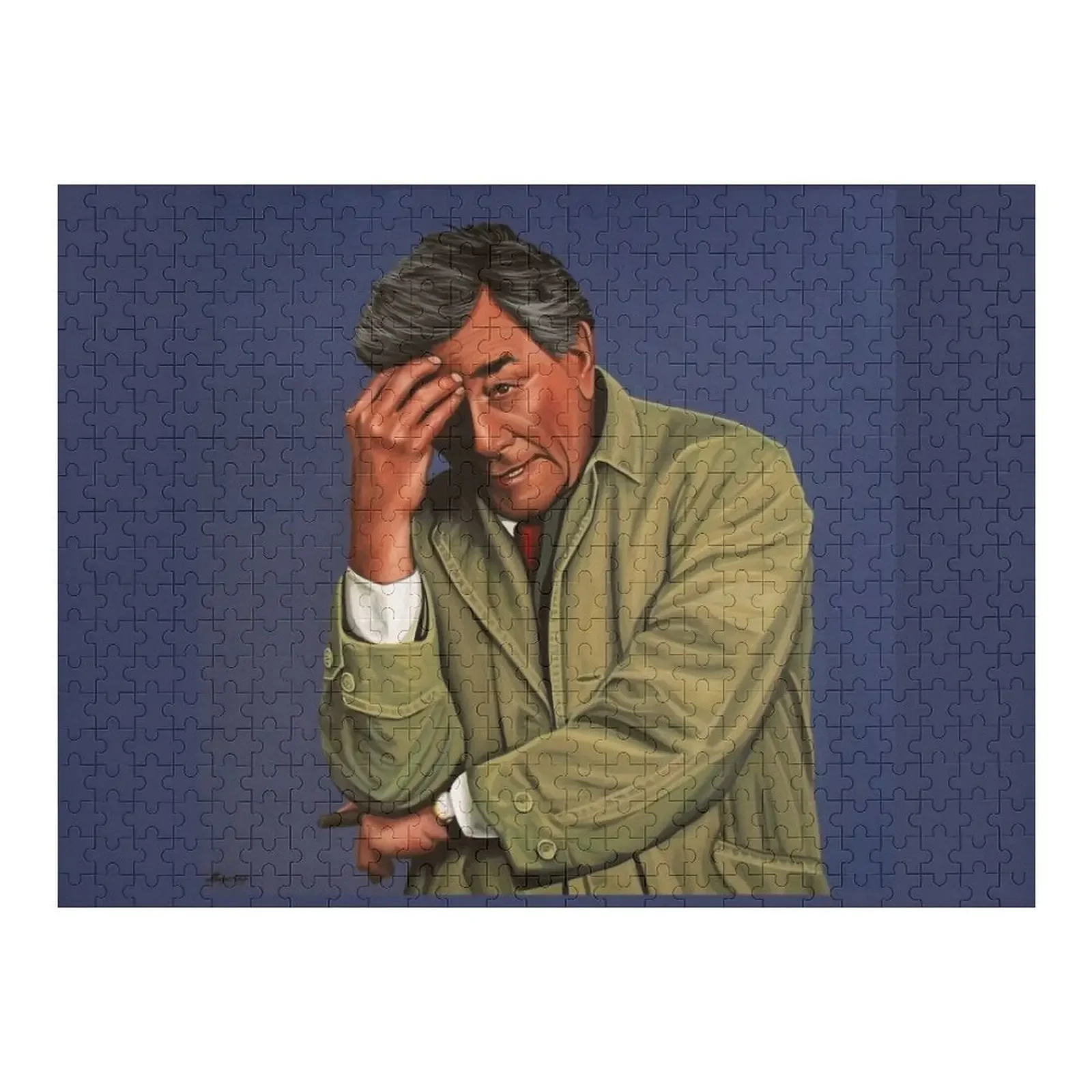 

Питер Лок в роли Columbo, картина, головоломка для детей на заказ с фото, деревянный подарок на заказ, индивидуальные игрушки для детей, головоломка