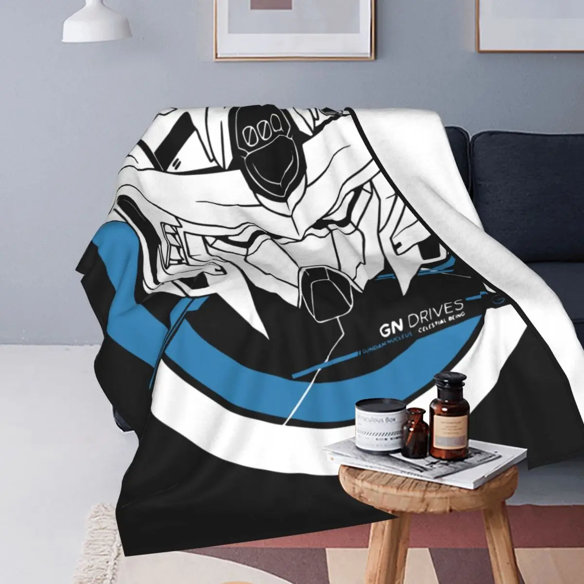 Mazinger Z Blanket Flannel Novelty Breathable Throw Blankets for Home All Season