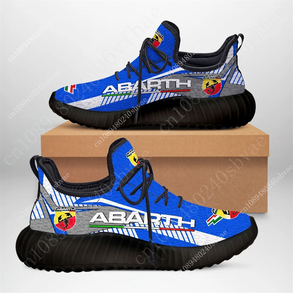 Abarth-zapatos informales para caminar para hombre y mujer, zapatillas cómodas de tenis Unisex, ligeras, hechas a medida