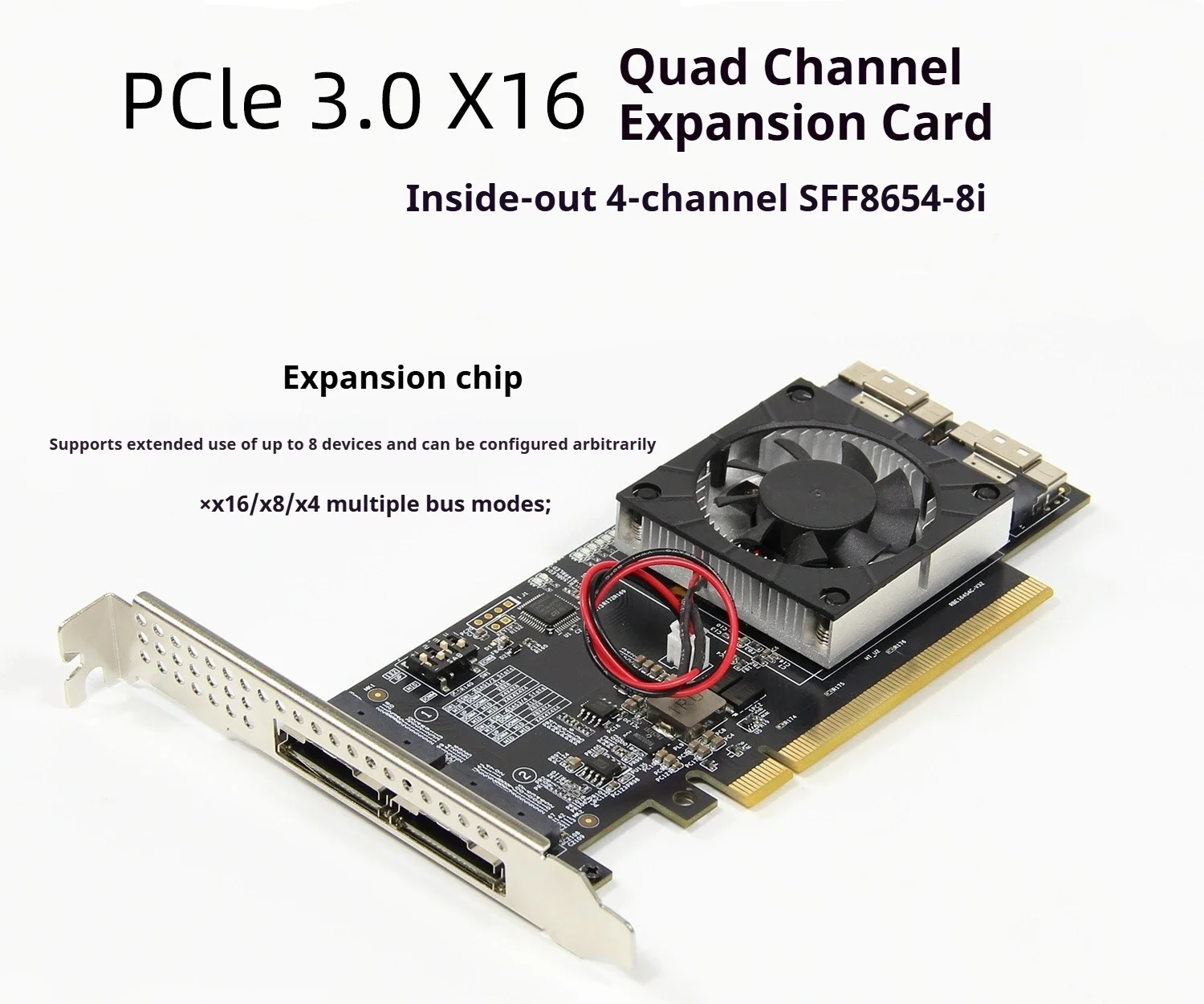 

PLX8749 split-free PCIe expansion card integrated compatibility module external graphics card M.2NvmeSSDU.2 expansion