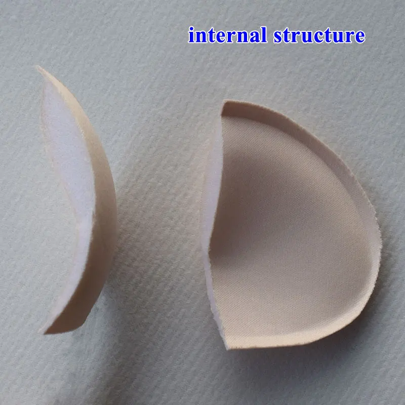 1pair Sexy Women\'s Bra Pads Insert Removable Padding Brassiere Breast Enhancer sopnge Push Up Cups for Swimsuits Bikini