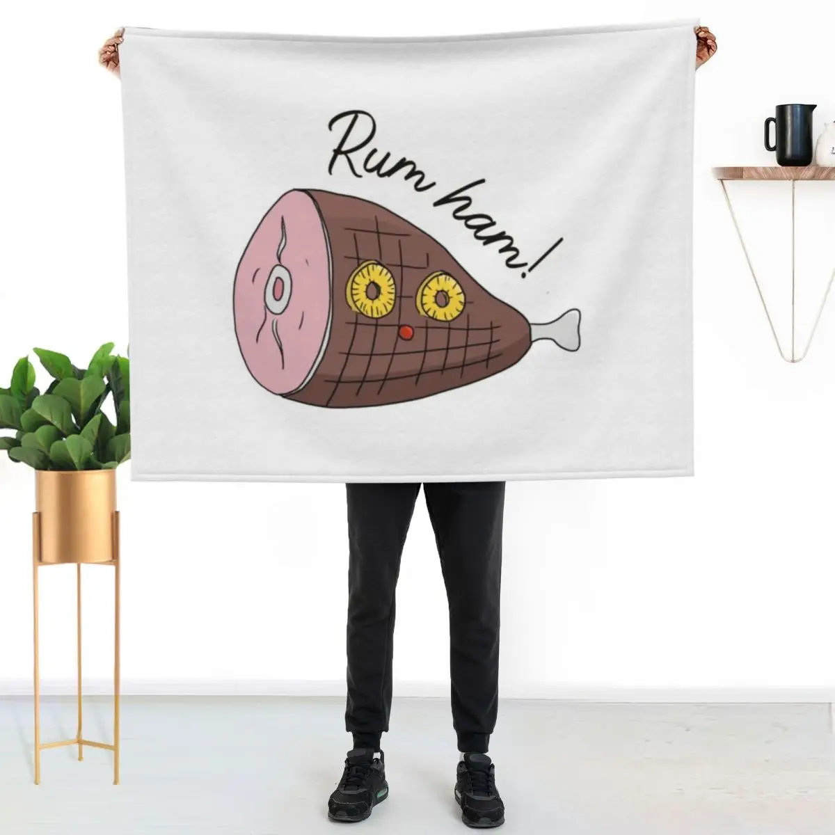Rum ham - it_s always sunny Throw Blanket Bed linens Summer Beddings Decoratives Beautifuls Blankets For Sofas Weighted Blankets