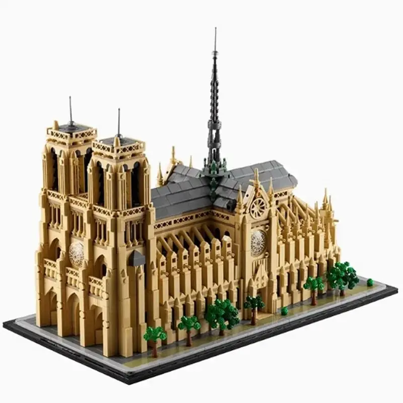 2026 Nieuwe Notre Dame de Paris Wereldberoemde Architectuurmodel Bouwstenen Educatief Speelgoed Cadeau voor Volwassenen en Kinderen