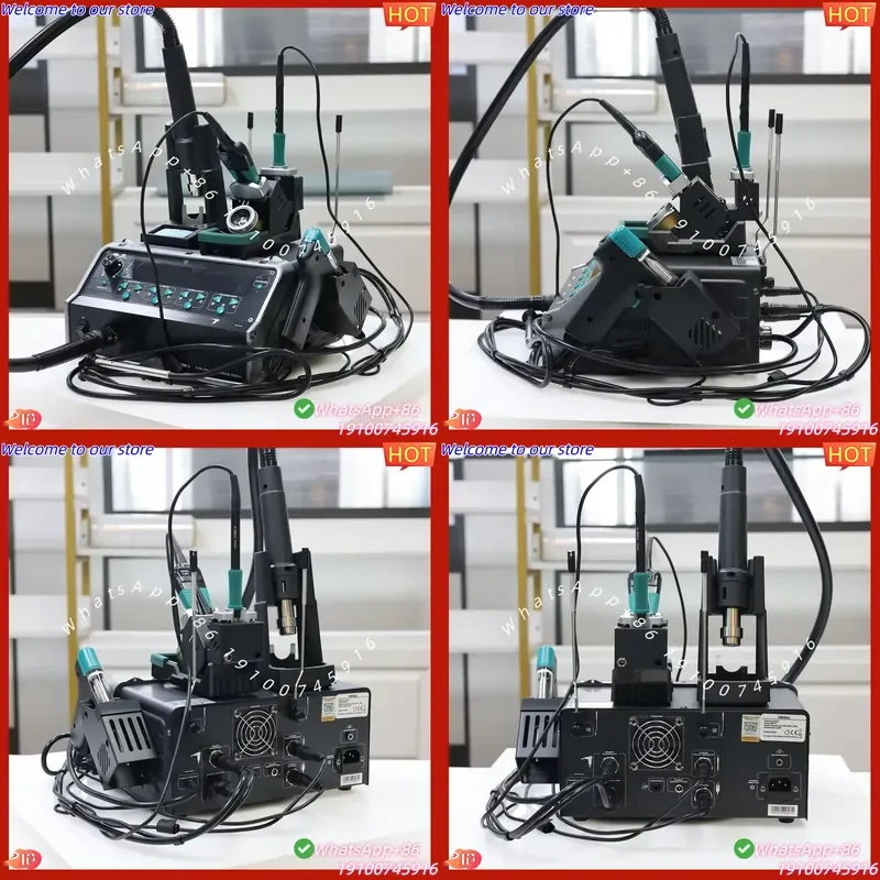 2026 YIHUA-948D IV 5-in-1 Soldering Station Hot Air Tweezers Desoldering Pump Vacuum Pen Phone Motherboard Repair