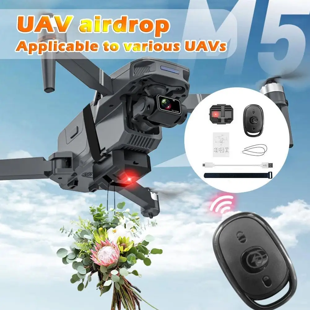 Universal Drone Airdrop Thrower System 2.4 Remote Control General Payload Delivery Thrower Air Dropper Device Drone Accessories