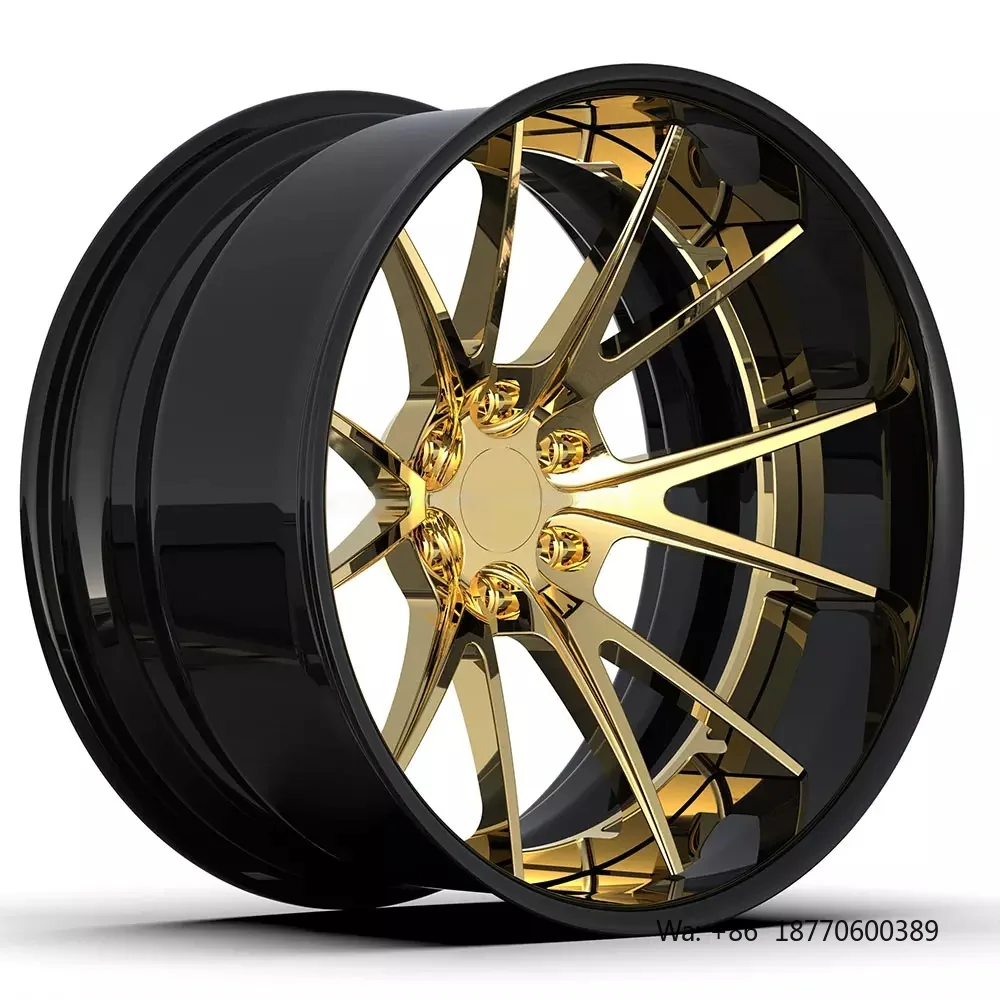 

Lightweight Custom Two-Piece Forged Aluminum Alloy Passenger Car Wheel Hub for McLaren 720s Chevrolet Camaro