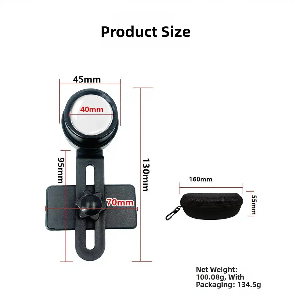 For Macro Photography Phone Magnifier Clip On Smartphone Magnifier Mobile Camera Attachment Macro Photography Portable Design
