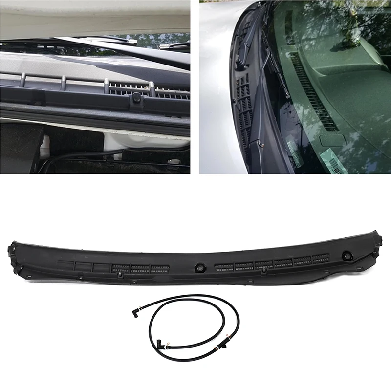 Windshield Wiper Cowl Vent Panel Grille Cover Fit For Chevrolet Colorado GMC Canyon 2004-2012 Front Windshield Drain Plate