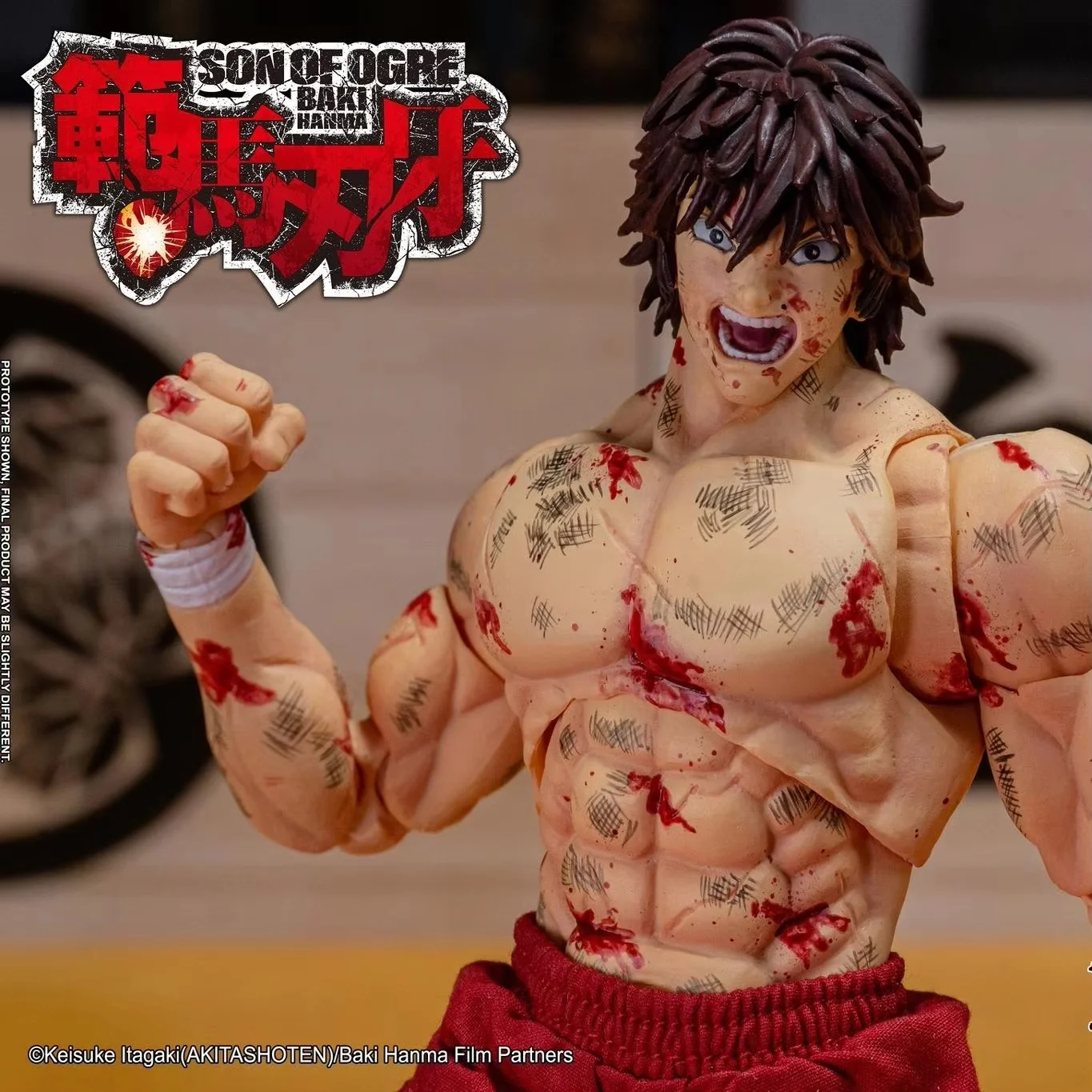 Storm Toys Hanma Baki Figura de acción a escala 1/12 - Edición limitada Grappler coleccionable Dibujos animados Dama de batalla sangrienta Hecho a mano