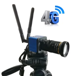 HQCAM 3G 4G box camera live streaming SIM IP Camera SD Card 4G SIM audio CCTV security Move tripod to secure With C-CS Lens