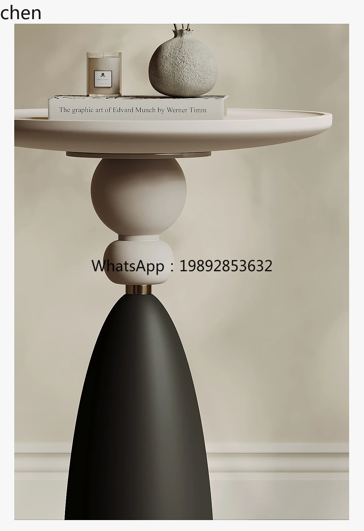 

CB1 high-end artistic sense small apartment modern simple sofa corner few cream wind small table