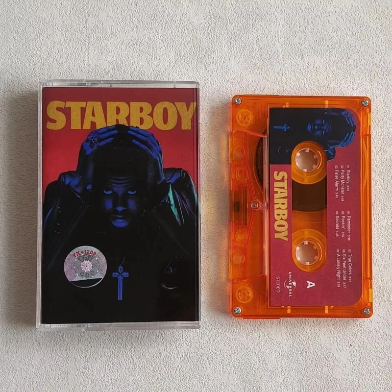 Retro Colorful Cassette Trendy R&B Style Tape Textured Listening Collectible Retro Music Walkman Carrier Tape