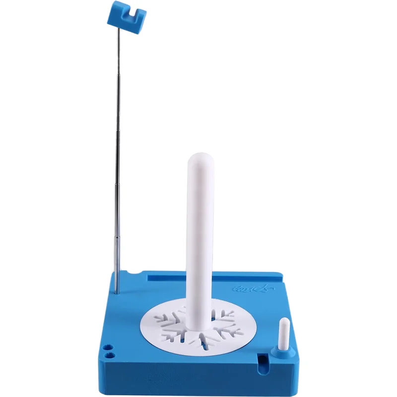 

AT43-держатель пряжи для вязания крючком, корзина для вязания крючком, многофункциональная коробка для катушки пряжи, съемный держатель пряжи, спиннер для пряжи