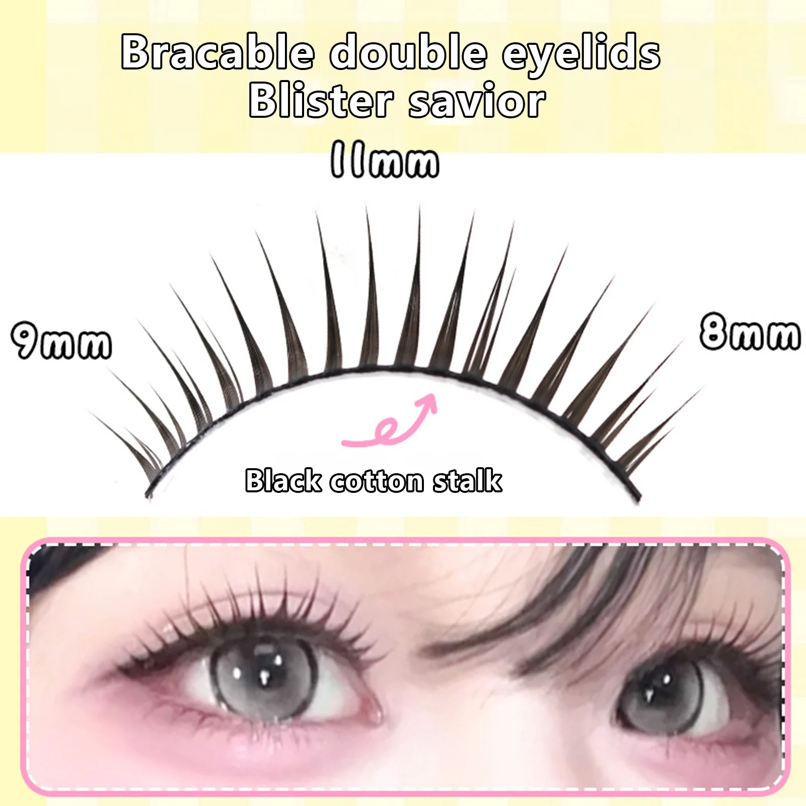 Nuovo Stile Coreano Ciglia Finte 5 paia Ragazza Gruppi Naturale Piuma Sottile Manga Ciglia Morbide Leggere Per Principianti Trucco Degli Occhi