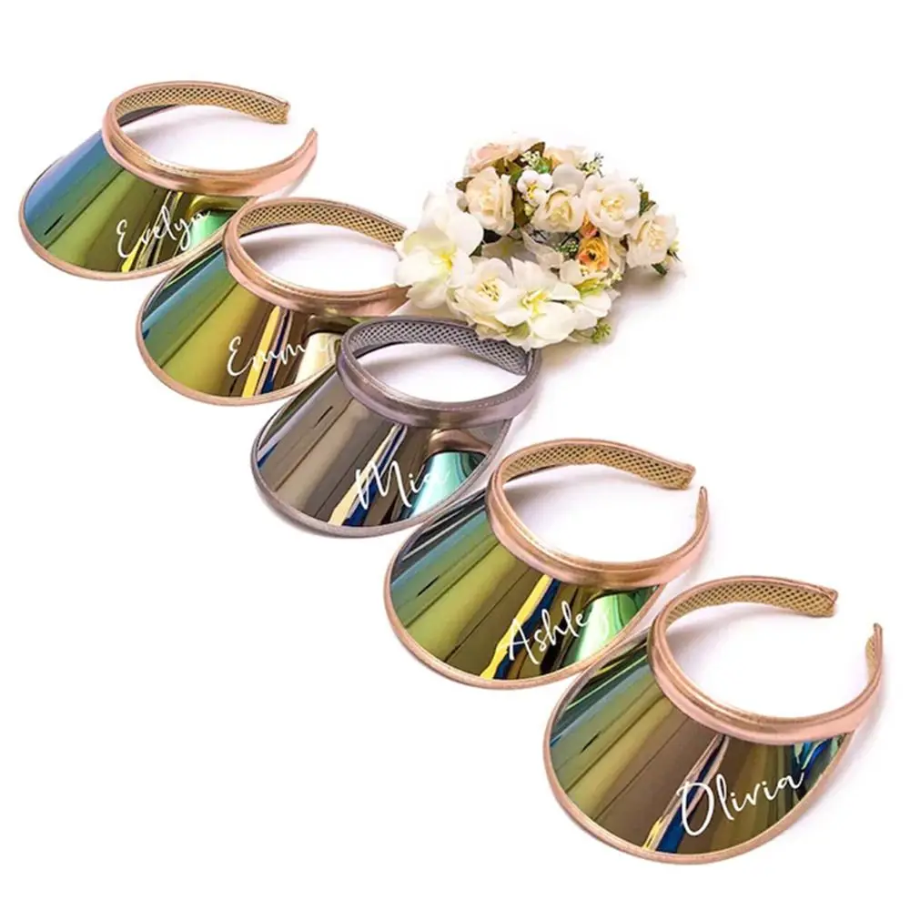 Topi bisbol atas kosong Anti-UV, 1 buah topi peneduh transparan plastik aksesoris olahraga sepeda matahari musim panas