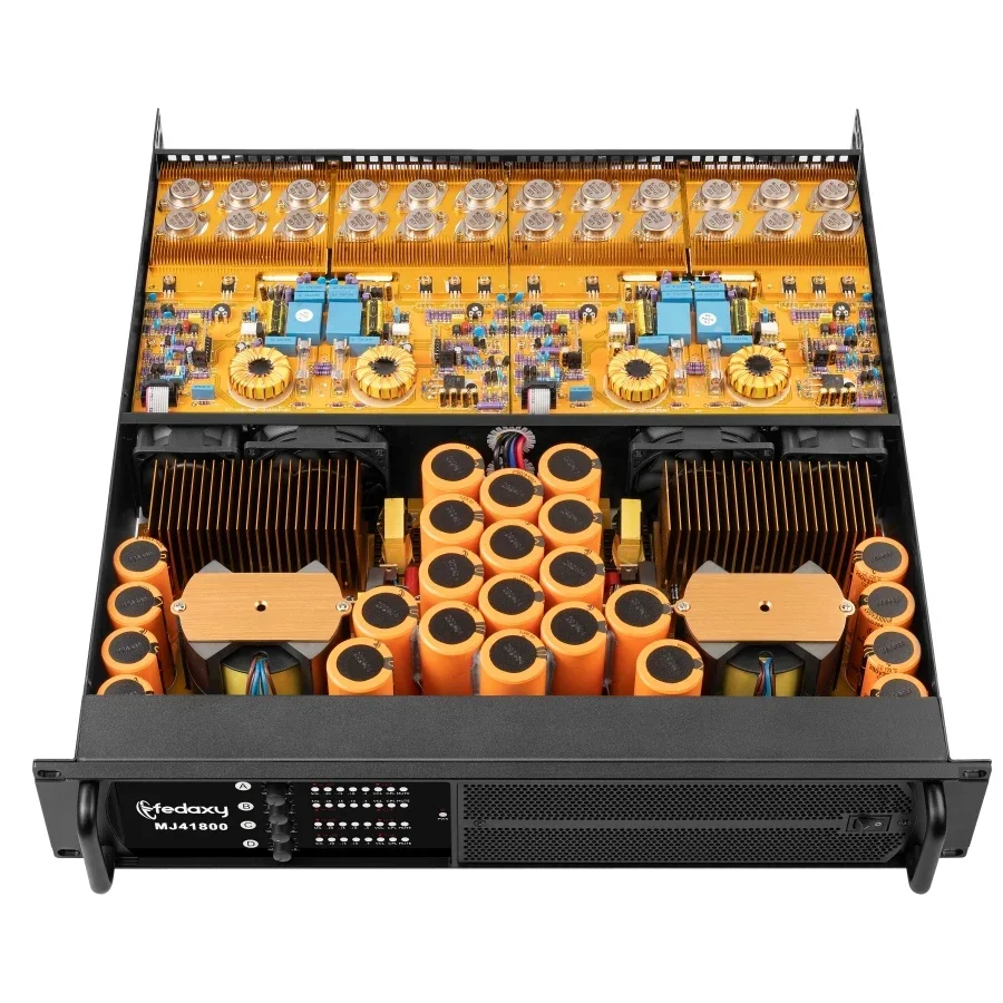 

1000/1300W Audio Amplifier 2.1 2 Ch 2U Digital Power Amplifier Speakers Mixer Audio