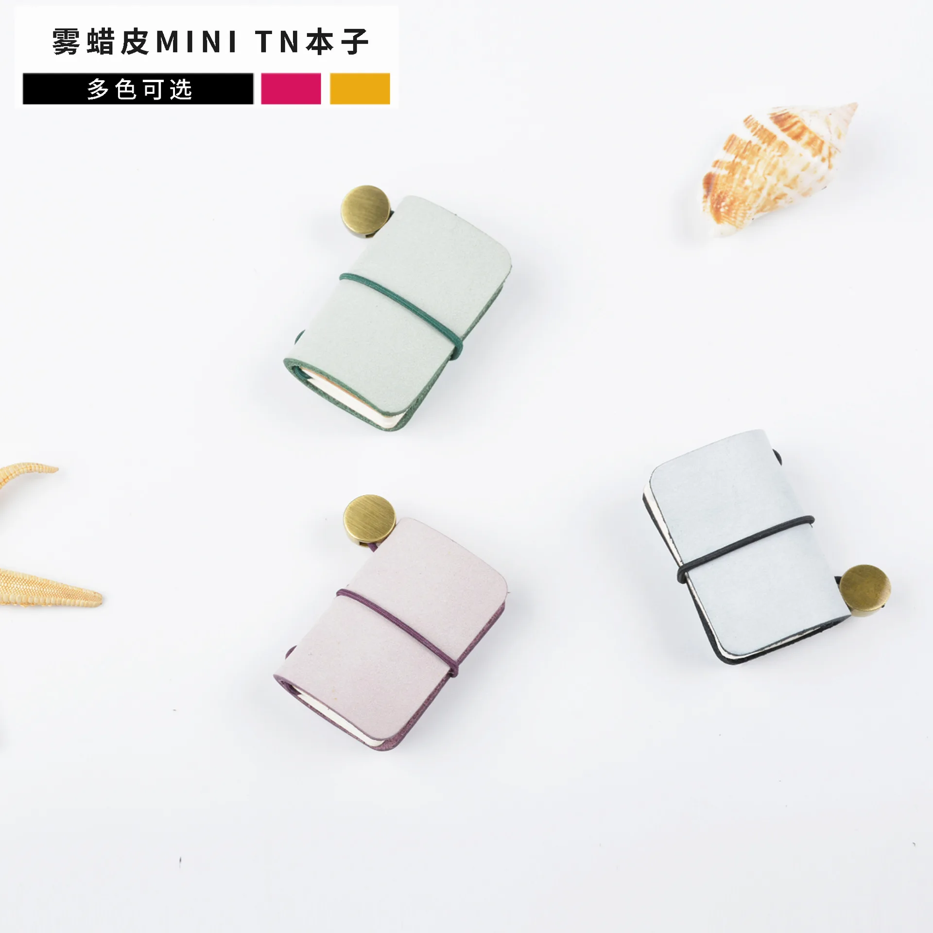 Leder Notebook Mini TN Mini Reise Anhänger Rindsleder Dekoration