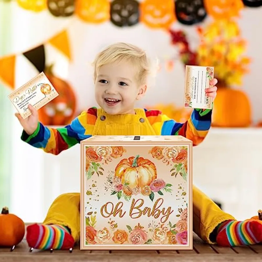 51 قطعة من تذاكر السحب للحفاضات مع صندوق كرتوني لتزيين حفلات استقبال المولود الجديد صندوق حامل لحفلات السحب للفتيات والأولاد