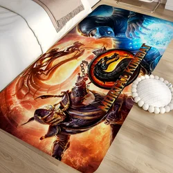 Mortal Kombat Entrance Door Mat Washable Non-Slip Living Room Sofa Chairs Area Mat Kitchen Welcome Doormat