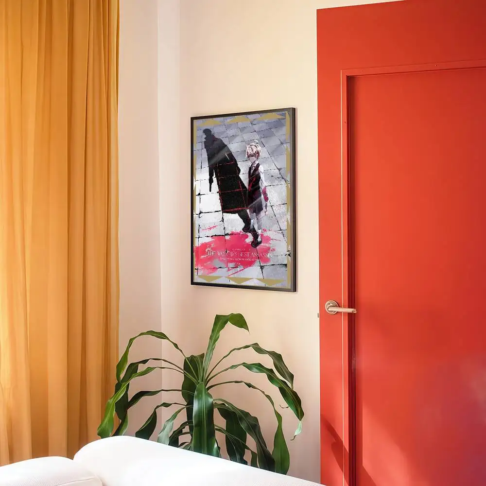 أفضل قاتل في العالم يحصل على ملصقات الفيلم الكلاسيكي المُعاد تجسدت، ملصق ورقي مقاوم للماء، ملصقات جدار فنية لتزيين القهوة #3