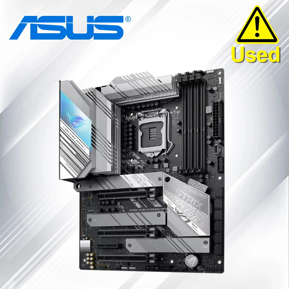 ASUS ROG STRIX Z590-A GAMING WIFI carte mère Socket LGA1200 CPU DDR4 5333 (OC) jeu de puces mémoire Z590 ATX carte mère