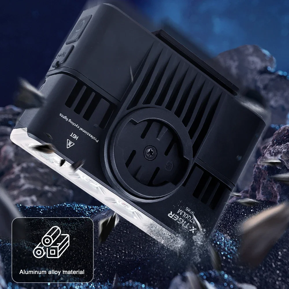 X-TIGER 2800LM Bike Lights IPX6 Waterproof Bike Headlight Night Riding Compatible with Garmin GoPro Mount Bicycle Front Light