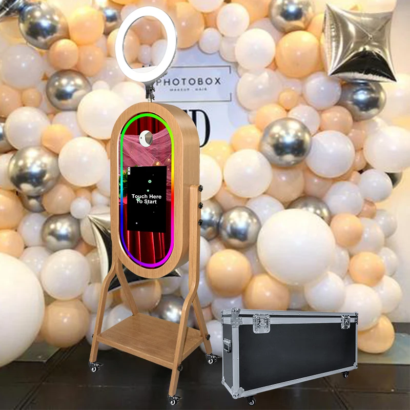 Portable New 21.5 Touch Screen Mirror Pavilion 2025 Wedding Party Rental Latest Mirror Pavilion