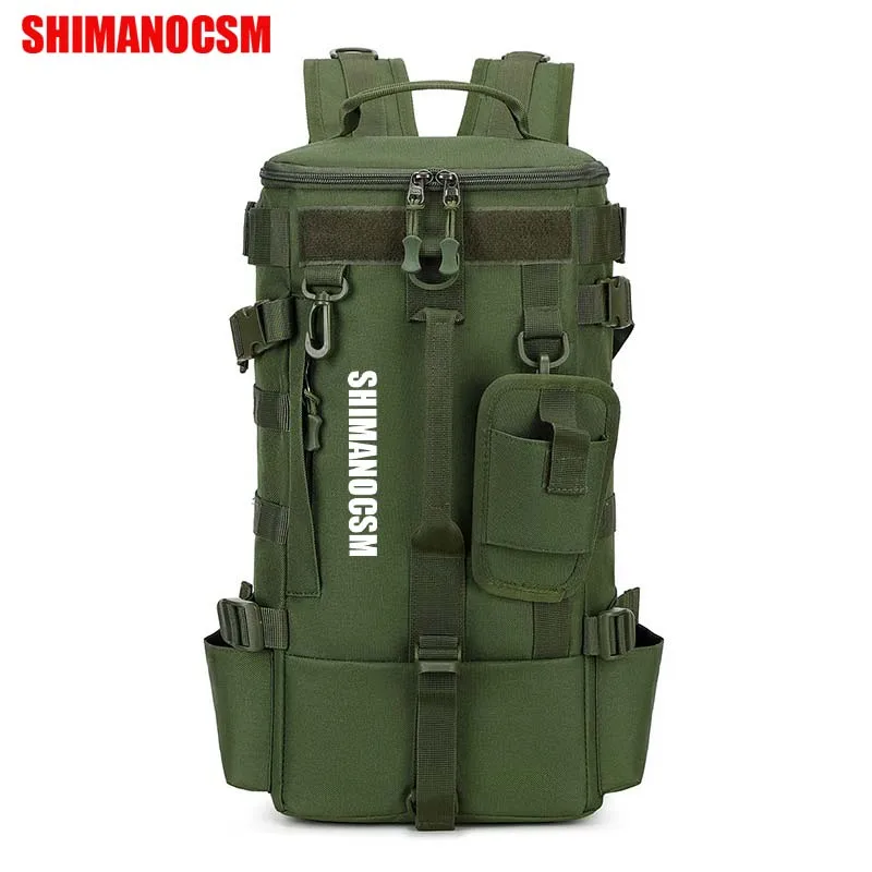 

Многофункциональный рыболовный рюкзак Shimanocsm с держателями для удочек, водонепроницаемый, износостойкий, для хранения снаряжения, для активного отдыха