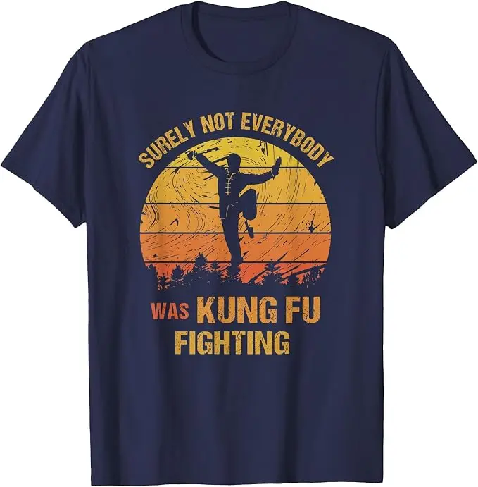 Vintage T-Shirt mit der Aufschrift „Sicherlich war nicht jeder Kung-Fu-Kämpfer“ – Y2k Kung-Fu-Liebhaber Kampfsport Grafik-Shirt aus weicher Baumwolle – Detail 14