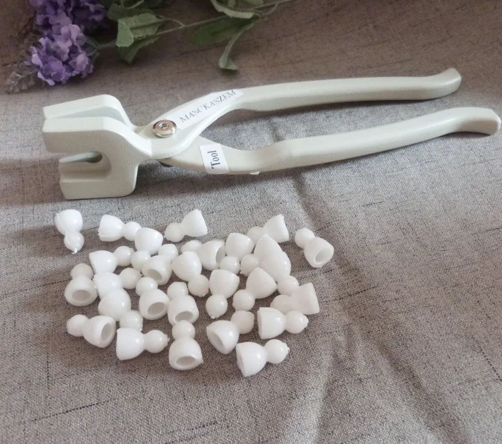 

5000pcs/lot 12mm/14mm/16mm white plastic bulk skeleton beads toy joint doll skeloton + free Assembly pliers