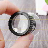 P9FB Cylinder Magnifier 10X Monocular Glass Loupe Lens Map Eye Magnifier Jewelry Repair Tool ABS Plastic Durable