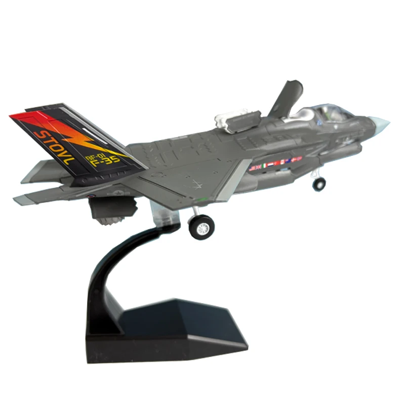 1:72 1/72 Scale US Army F-35 F-35B F35 Lightning II Joint Strike Jet Fighter Diecast Metal Plane Aircraft Model Children Toy