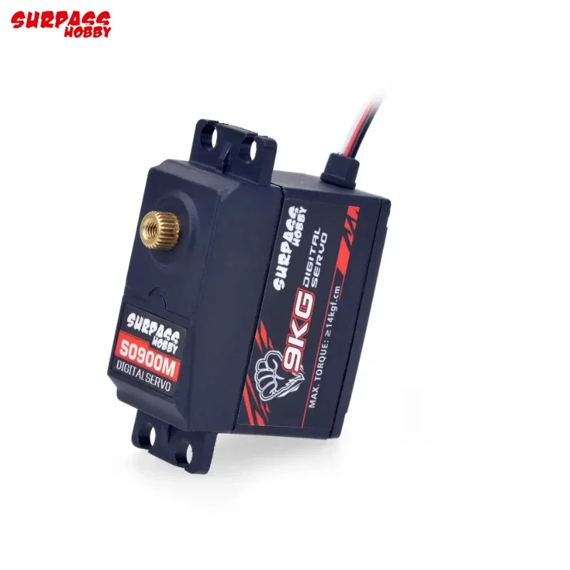 SURPASS Hobby S0900M 9 кг Сервопривод с металлической шестерней 9 кг Цифровой сервопривод для 1/10 1/8 высокоскоростного радиоуправляемого автомобиля Самолет RC Лодка Смарт-робот RC Модель