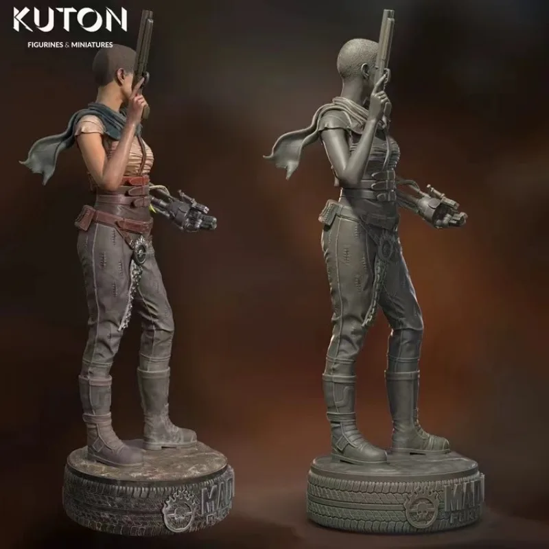 1/24 resin figure model kit future handsome female warrior Furiosa fantasy miniature plastic model toy unassembled and unpainted