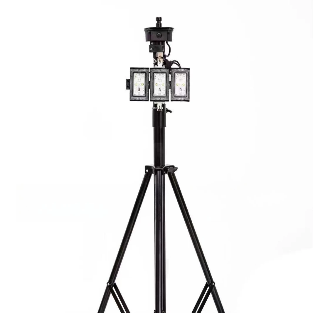 Portable mobile light 360 ° control ball camera gimbal maintenance lighting lifting mobile lighting system