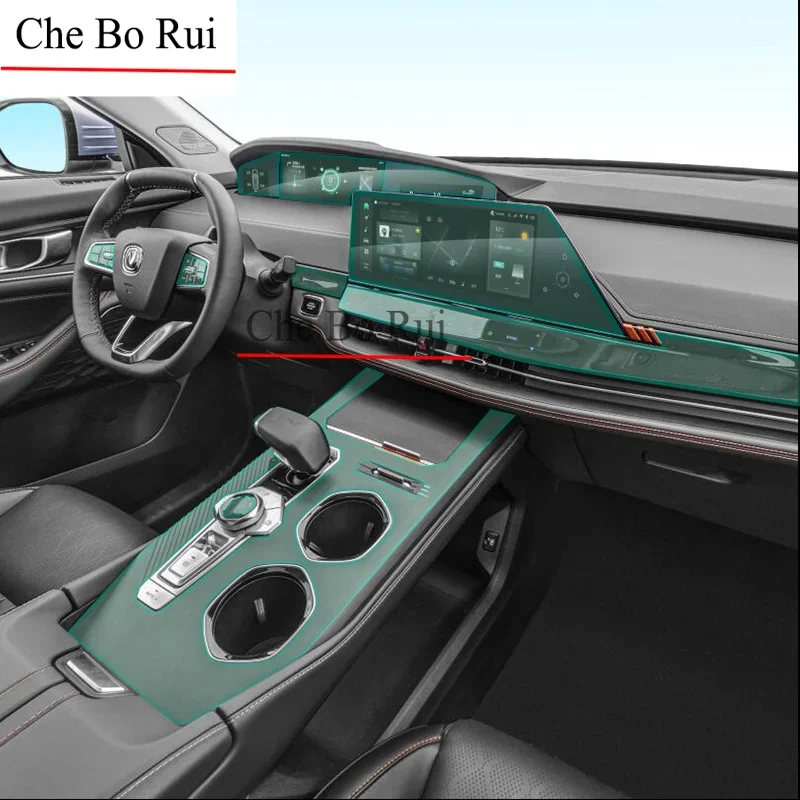 

TPU for Changan UNIK UNI-K UNIT UNI-T Transparent Film Car Interior Sticker Central Control Gear Door Navigation Dashboard Panel