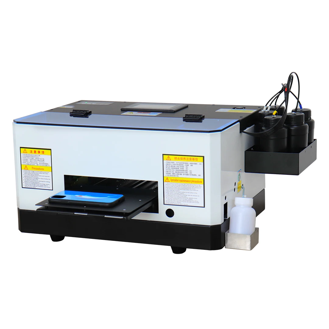 Mini A5 UV Printer Mobile Phone  Printer with for Epson L800 Print Head