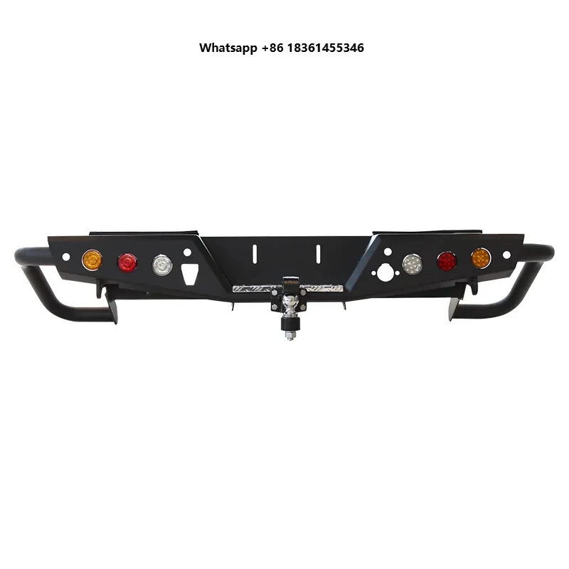 

For Vigo 4x4 Pickup Accessories Free Custom Logo Compatible Ranger Tacoma Navara Trit High Quality Heavy Steel Rear Bumper