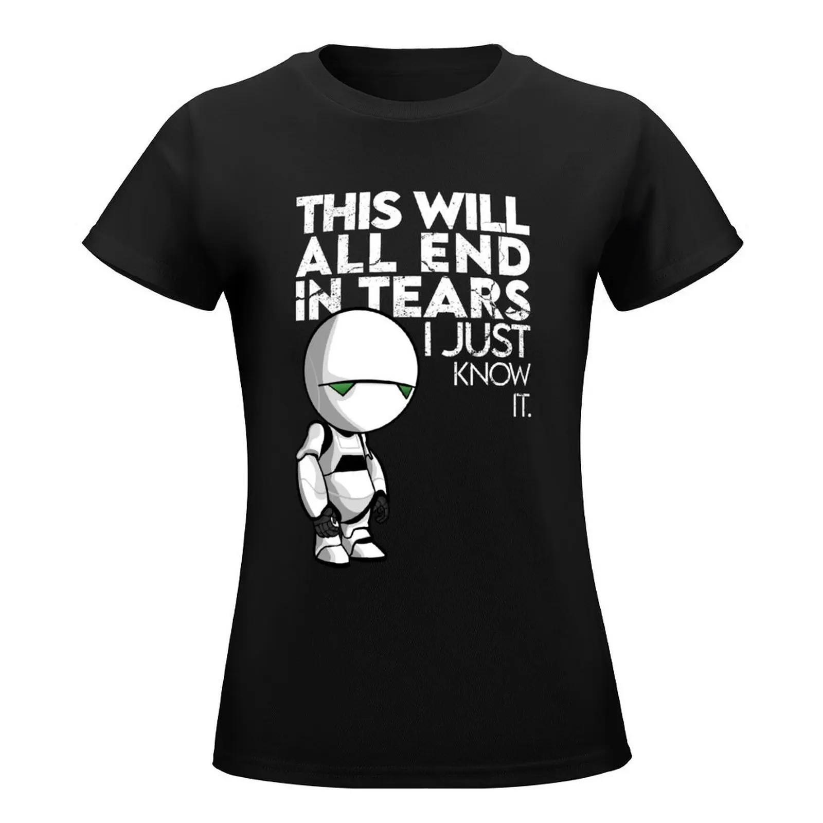 This Will All End In Tears I Just Know It T-Shirt animal print shirt for girls blacks funny t shirts for Women