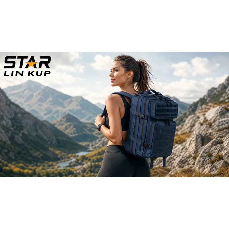 STAR LIN KUP 45L Tactical Backpack Large Capacity Molle Assault Pack for Men Outdoor Trekking Camping Hiking 3 Day Military