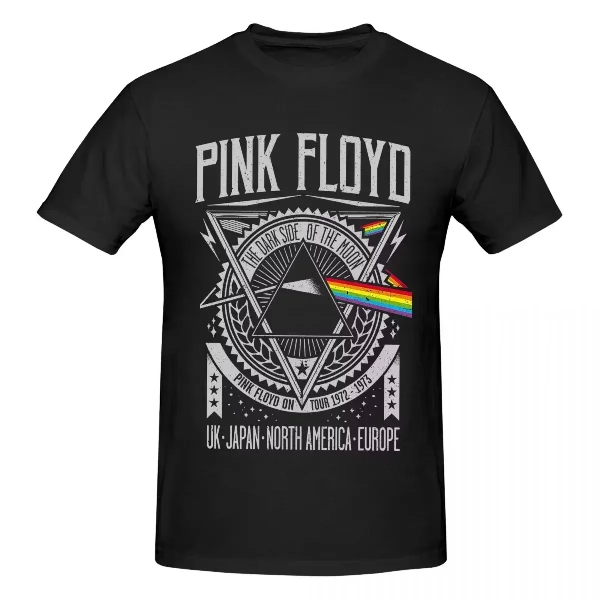 Sommer 2026 Bestseller Pink Floyd, Die Legendäre Britische Rockband, Themenbezogenes Outdoor Casual Trendiges Herren-Kurzarm-T-Shirt – Detail 2