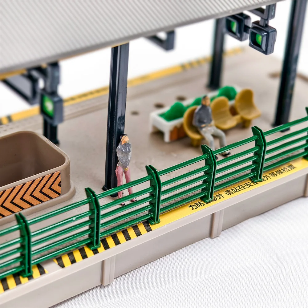 1 قطعة مصغرة الطريق السريع الدرابزين قطار السكك الحديدية تخطيط DIY بها بنفسك الشارع اكسسوارات صغيرة الطريق Lsolation سياج نموذج اللعب Diorama أطقم