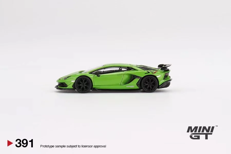 

MINI GT 1:64 Lambo Aventador SVJ Verde Mantis LHD / RHD Diecast Model Car