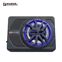 Car Audio Modification 10 Inch Speaker High Power DC12v Aluminum Alloy Heat Dissipation Ultra-Thin MAX 800w Active Car Subwoofer