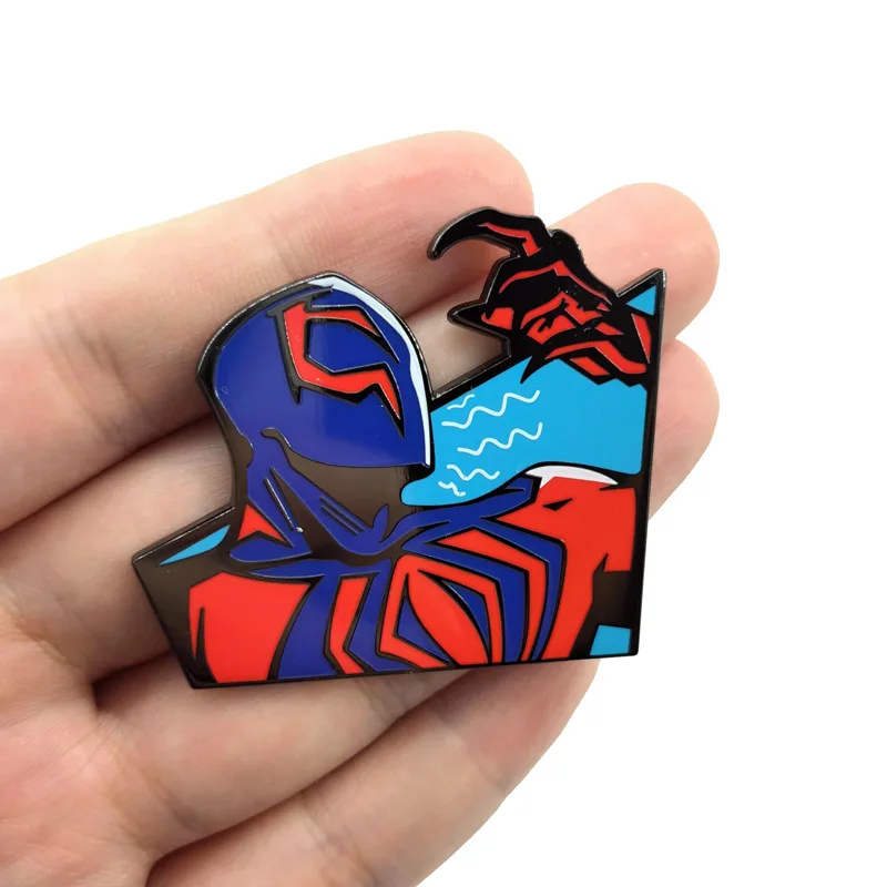 Marvel Series Enamel Pin Spider-Man 2099 Gwen Collect Badge A Funny Gift For A Friend Jewellery Backpack Lapel Brooches